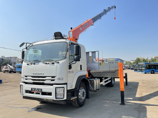 ISUZU FVR34UL-S (18т) С КМУ HANGIL 976 (8,0т) БОРТ 8,0×2,5×0,6м
