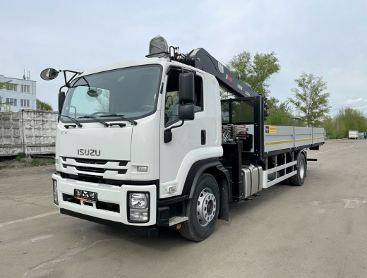 ISUZU FVR34 (18т) КМУ HIAB 160TM (6,5т) БОРТ 8,0×2,54×0,6м