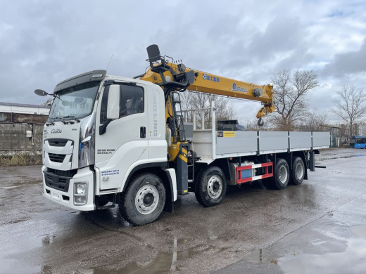 ISUZU GIGA (44т) КМУ XCMG SQS400-5 (16т) БОРТ 8,2×2,5×0,6м
