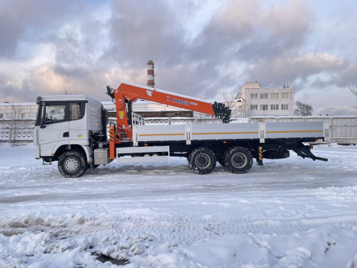 SHACMAN X3000 (31т) 6×4 КМУ HANGIL 976 (8т) 7,4×2,54×0,6 м