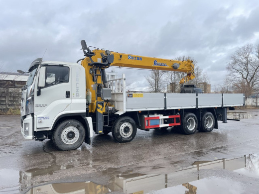 ISUZU GIGA (44т) КМУ XCMG SQS400-5 (16т) БОРТ 8,2×2,5×0,6м