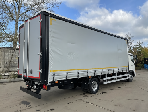 HINO 500 MUA БОРТ-ТЕНТ (ШТОРЫ) 7,4×2,55×2,6 м СДВИЖНАЯ КРЫША
