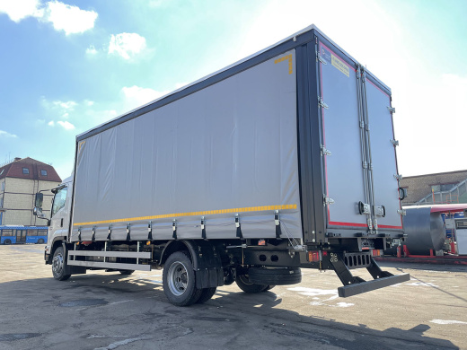ISUZU FSR34-N (12т) БОРТ-ТЕНТ СДВИЖНЫЕ ШТОРЫ И КРЫША (6,5м)