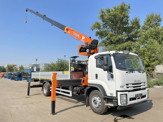 ISUZU FVR34UL-S (18т) С КМУ HANGIL 976 (8,0т) БОРТ 8,0×2,5×0,6м