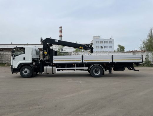 ISUZU FVR34 (18т) КМУ HIAB 160TM (6,5т) БОРТ 8,0×2,54×0,6м